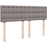 vidaXL Krevet s oprugama i madracem smeđesivi 140 x 190 cm od tkanine | shoptok.hr