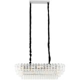 Glandor KRISTALNA VISEČA SVETILKA Imotski 94/33/150 cm 560 W E14 | Shoptok.si