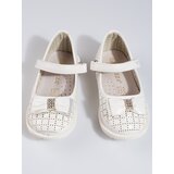 VINCEZA Openwork girl ballerinas white | shoptok.hr