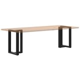  Noge za blagovaonski stol T-oblika 2 kom Crne 60x35x(72-73) cm Čelik | shoptok.hr