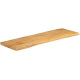 Stolna ploča 110x40x2,5cm od masivnog drva manga sa živim rubom | shoptok.hr