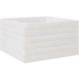 Furnova Vrtno cvetlično korito belo 40x40x23 cm trdna borovina, (21920778) | Shoptok.si