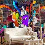  Foto tapeta - Graffiti: Colourful attack 300x210 Vodootporna | shoptok.hr