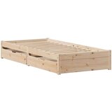 vidaXL Okvir kreveta bez madraca 75 x 190 cm od masivne borovine | shoptok.hr