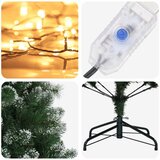  Umjetno božićno drvce 210 cm 300 LED lampica Topla bijela - 210 cm s LED svjetlima | shoptok.hr