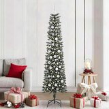 vidaXL Umjetno božićno drvce s stalakom Zelena 58 x 58 x 210 cm | shoptok.hr