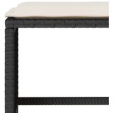  6-dijelni set vrtnih sofa s jastucima crni od poliratana Crna 177 x 70 x 68 cm | shoptok.hr