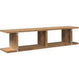 vidaXL Stenske police 2 kosa artisan hrast 90x18x20 cm inž. les | Shoptok.si