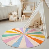 Mila Home Pralna otroška preproga ø100 cm Rainbow Daisy – | Shoptok.si