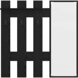  Vješalica za kapute na zidu Zidne Crni hrast 100 x 10 x 100 cm | shoptok.hr
