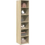 vidaXL Visoka omara sonoma hrast 40x41x185 cm inženirski les | Shoptok.si