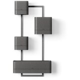 Umbra Plastični cvetlični lonci v kompletu 4 ks za zelišča/viseči Cubiko – | Shoptok.si