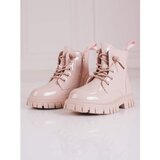 SHELOVET Pink lacquered girl's ankle boots Shelovet | Shoptok.si