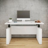 MID.YOU PISALNA MIZA kovina, leseni material črna, bela | Shoptok.si