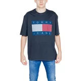 Tommy Hilfiger Polo majice dolgi rokavi TJM OVZ BIG FLAG TEE DM0DM18547 Črna