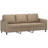  2-dijelni set sofa s jastucima boja cappuccina od umjetne kože | shoptok.hr