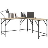  Radni stol boja hrasta sonome 149x149x75 cm konstruirano drvo | shoptok.hr
