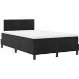  LED Box Spring Krevet s LED trakama Crna 120 x 190 cm Baršun | shoptok.hr