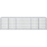  Gabion s žicom debljine 3,5 mm i mrežom 5x2,5 cm 600x100x150 cm | shoptok.hr