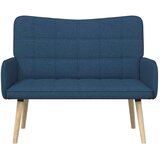  Kauč za dvoje Plava 115 x 61 x 87 cm tkanina | shoptok.hr