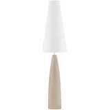 Bijela/krem stojeća svjetiljka (visina 130 cm) Mizu –