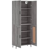  Visoka komoda siva sonome 69,5x34x180 cm od konstruiranog drva | Eponuda.com