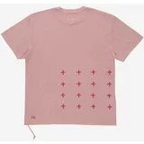 KSUBI Pamučna majica boja: ružičasta, s tiskom, MSP23TE025-PINK