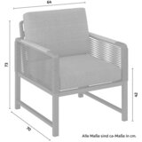 Mömax Loungegarnitur Washington Grau/naturfarben, 4-Teilig | Shoptok.si