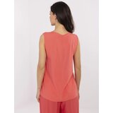 Sublevel Blouse-D73761M11218A-coral | Shoptok.si