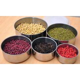  Set od 5 metalnih posuda sa plastičnim poklopcima | shoptok.hr