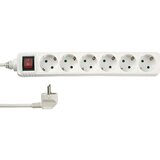 REV Socket line 6-fold 1,4 m w. switch white Cijene