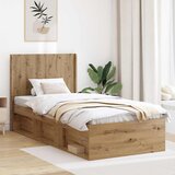 Uzglavlje Hrast artisan Konstruirano drvo Smeđa 80 cm | shoptok.hr