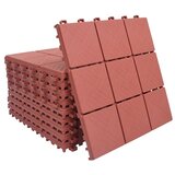  Talne plo&scaron;če 10 kosov rdeče 30,5x30,5 cm plastika cene