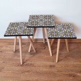 Hanah home Set 3 stočića 3Shp24 Navy Blue | Eponuda.com