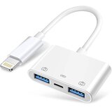 Lighting Lightning čitač kartica 3u1 2xUSB+Lightning ( 11-354 ) | Eponuda.com