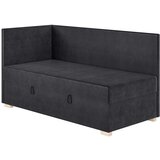 Ghado Tamno plavi kutni dječji krevet s prostorom za odlaganje s madracem 90x200 cm Flexi - | shoptok.hr