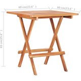  3-dijelni bistro set sa zelenim jastucima od masivne tikovine | shoptok.hr