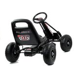  Go-Kart na pedale A-15 s pumpanim kotačima - crni | shoptok.hr