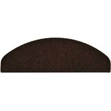 vidaXL samoljepljivi otirači za stepenice 15 kom smeđi 65 x 21 x 4 cm | shoptok.hr