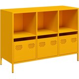 Komoda boja senfa 101,5x39x73,5 cm hladno valjani čelik Žuta | Shoptok.si