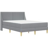  Okvir kreveta s madracem Svijetlo siva 140 x 200 cm Poliester | shoptok.hr