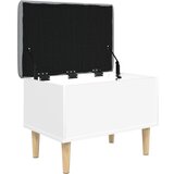  Klupa za pohranu bijela 62 x 42 x 46 cm od konstruiranog drva | shoptok.hr