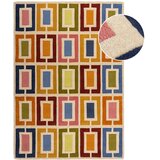 Flair Rugs Ručno rađen vunen tepih 80x150 cm Retro Blocks – | shoptok.hr