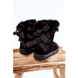 Boto Children's Insulated Snow Boots With Bows black Funky | ePonuda.com