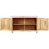 vidaXL Komoda svjetloružičasta 110 x 35 x70 cm od masivnog drva manga | shoptok.hr