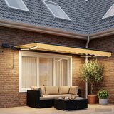  Povlačivi tende Pijesak 400 × 350 cm Tkanina i Aluminij | shoptok.hr