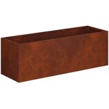  Vrtna saksija Rđa 60 x 20 x 20 cm Otporni čelik | shoptok.hr