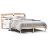 Maison Chic Posteljni okvir - Dvoposteljna postelja - Zakonska postelja brez vzmetnice 160x200 cm trdna borovina-J3286, (21768375) | Shoptok.si