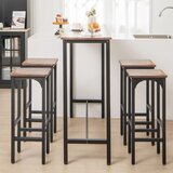  U kompletu s 2 barska stola do 150 kg, rustikalno smeđa. | shoptok.hr