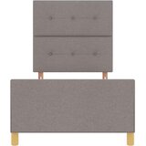  Krevetna konstrukcija Sivo-smeđa 100 x 200 cm tkanina | Eponuda.com